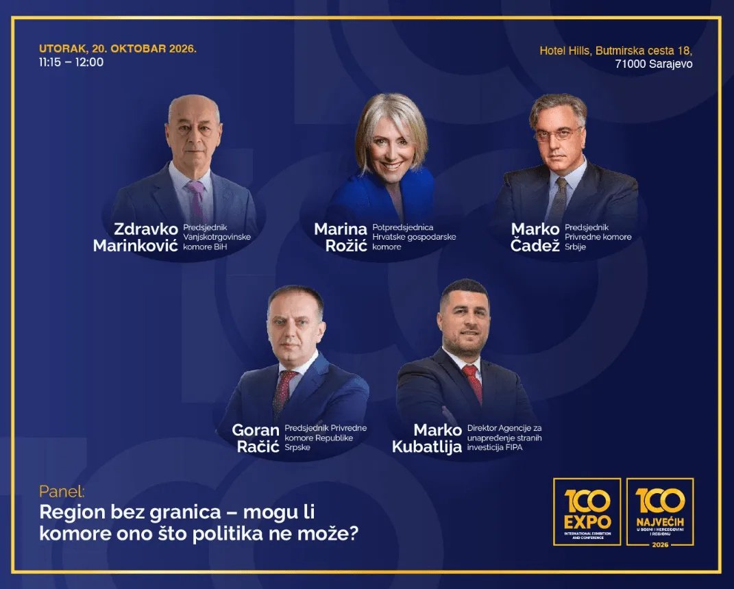 Mogu li privredne komore brže povezati region nego političari?