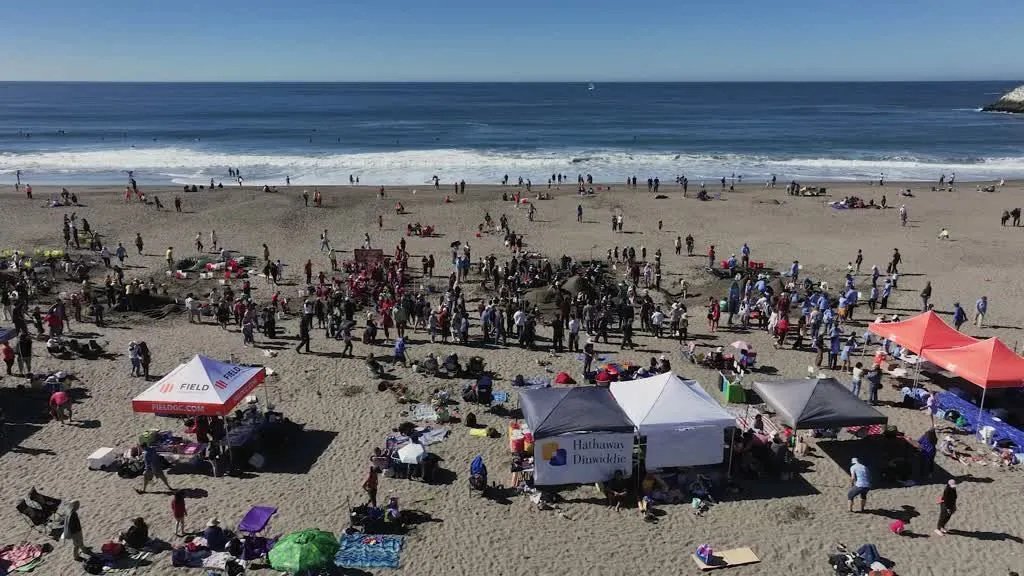 Džinovske skulpture od pijeska preuzimaju plažu u San Franciscu
