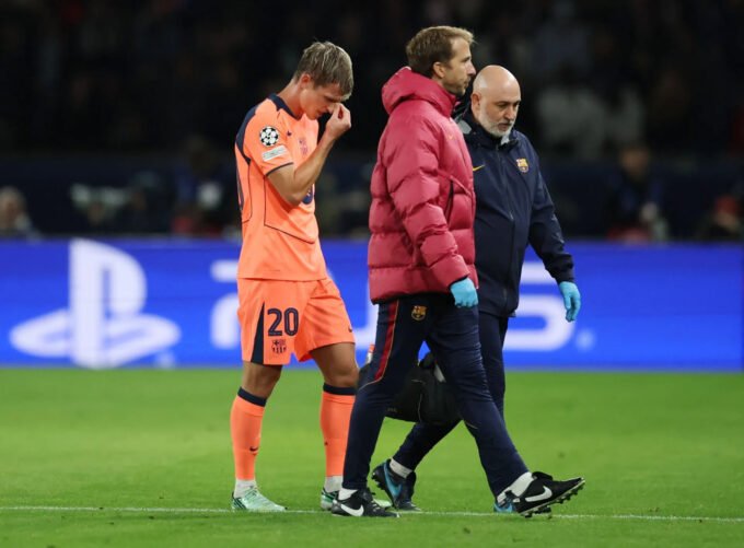 Olmo se povrijedio u meču protiv PSG
