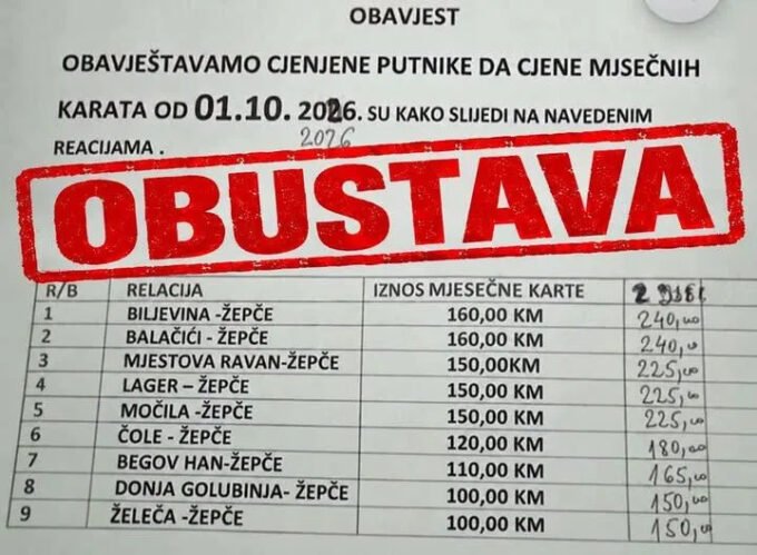 Roditelji protestuju zbog poskupljenja đačkih karata i pitaju ko će platiti put do škole