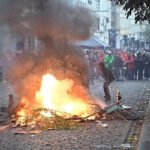 Hiljade ljudi protestuju u Briselu protiv mjera štednje i sukoba na ulicama