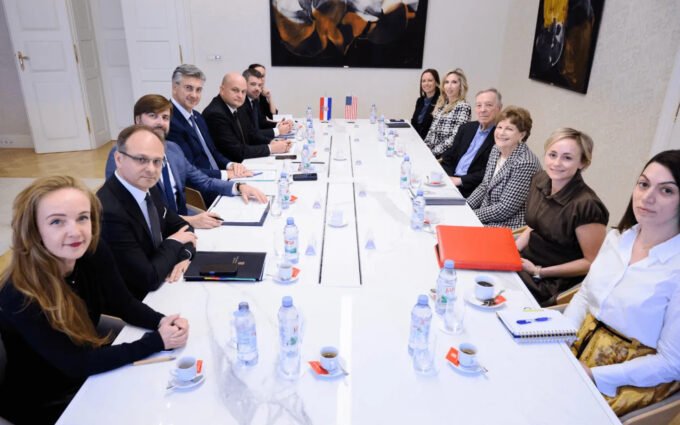 Plenković ugostio američke senatore u Zagrebu, razgovarali o BiH