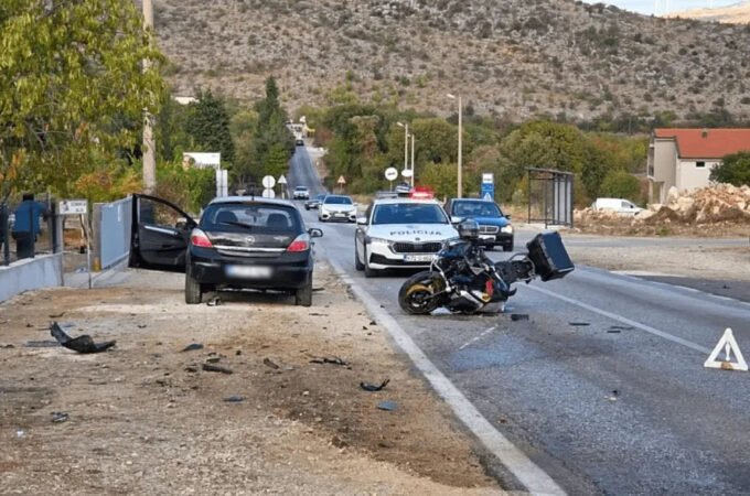 Jedna osoba preminula u teškoj saobraćajnoj nesreći kod Mostara