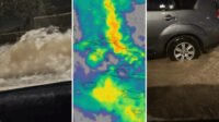 Snažno nevrijeme prouzročilo poplave u ulicama i na vozilima u dijelovima Hrvatske