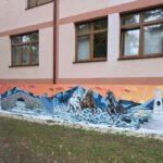 Srednjoškolci naslikali divlje konje na muralu u Livnu i uljepšali grad