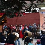 Vjernici se okupljaju u nepalskom hramu Taleju koji je rijetko otvoren za posjetioce