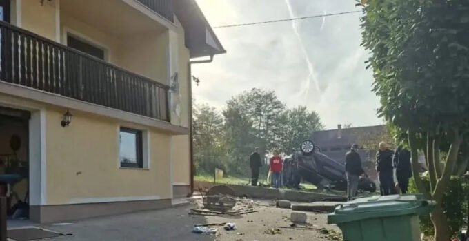 Teška nesreća u BiH: automobil udario u kuću, više povrijeđenih