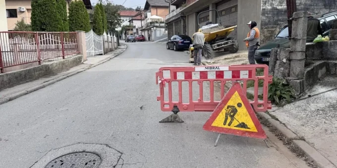 Rekonstrukcija vodovodne mreže u ulici Smaila Šikala nastavila se u naselju Boljakov Potok