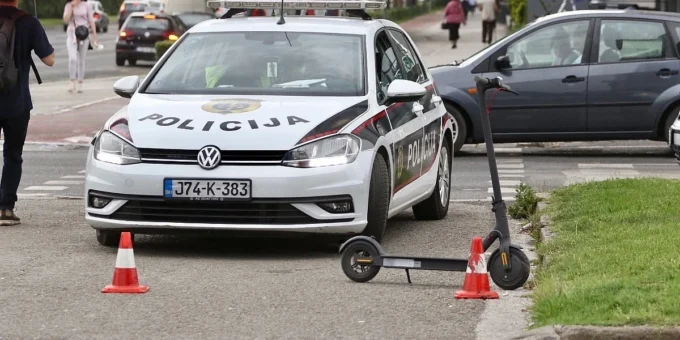 Električni romobili u Kantonu Sarajevo sudjelovali su u 17 nezgoda, a jedna osoba je poginula