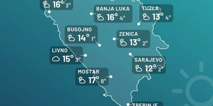Jutra oko nule, a sunčani dani očekuju nas tokom vikenda