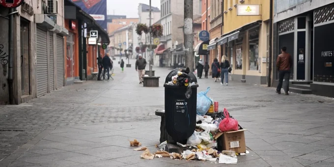 Ulice Zenice jutros zatrpane smećem, Gradska uprava i komunalno preduzeće u sukobu