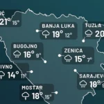Večeras u BiH očekuje se promjena vremena s kišom i jakim udarima juga