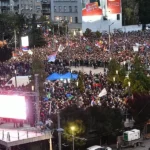 U Beogradu studenti i građani blokirali Brankov most i Gazelu na završnom skupu Studentske liste prije izbora