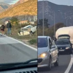 Dvije saobraćajne nesreće za deset minuta kod Mostara, vozilo završilo u jarku