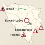 Od sutra obavezna zimska oprema na vozilima, jutros duga kolona na ulazu u BiH na Izačiću