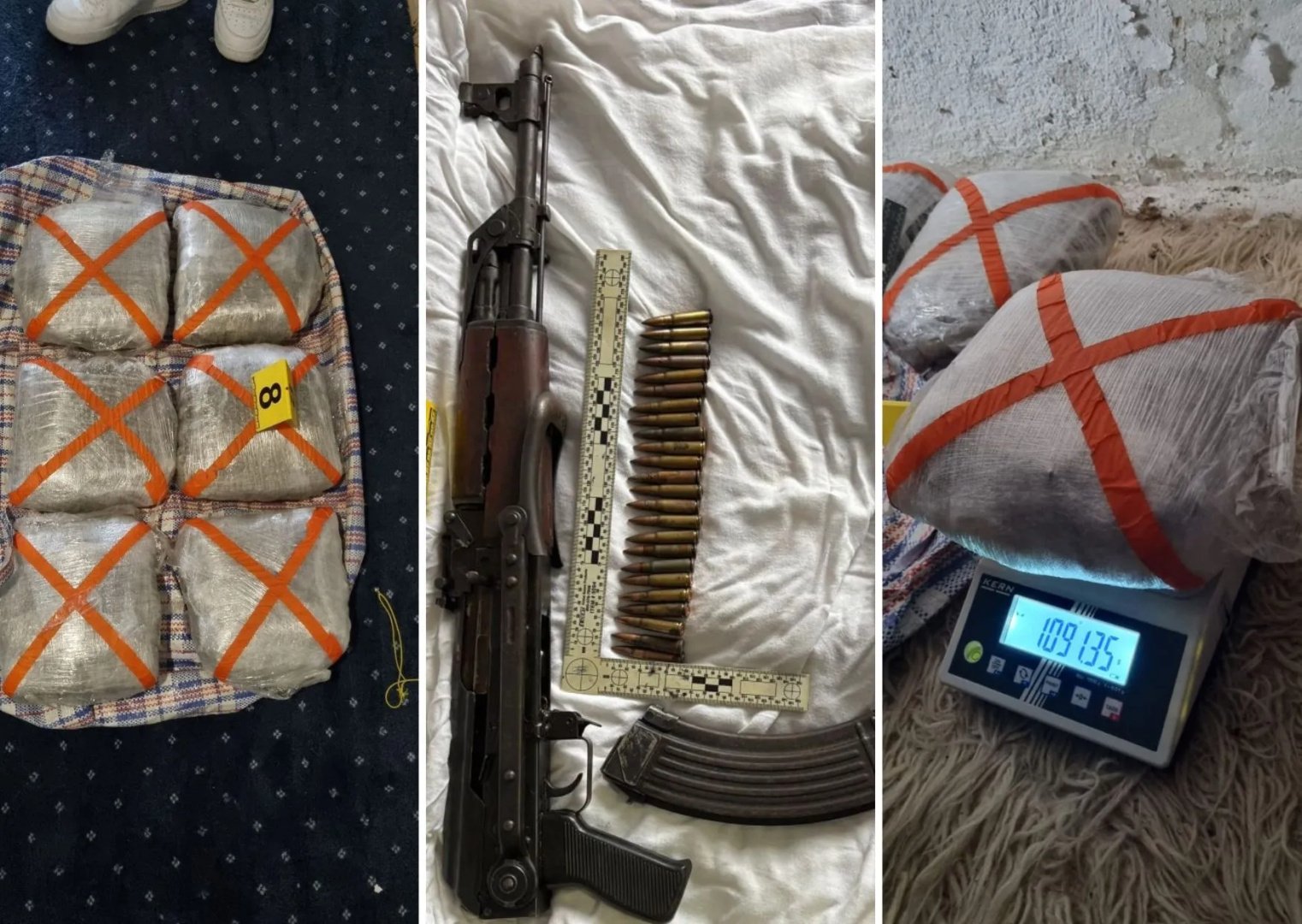 U akciji policije u Zenici pronađeno 25 kilograma droge i oružje