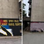 Uništen mural posvećen Mladiću uz poruku "Studenti pobjeđuju"